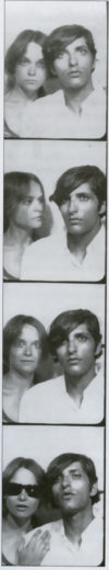 Angel Hair editors Anne Waldman and Lewis Warsh, photomat portraits, New York City, 1968.