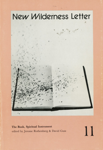 New Wilderness Letter 11 (The Book, Spiritual Instrument) (1982). Cover image by Michael Gibbs.