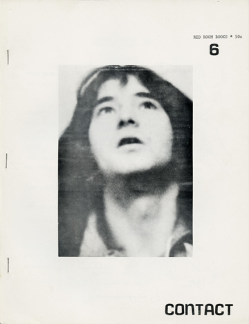 Contact 4 (February 1973). Cover photograph of Tom Pickard by Bockris-Wylie.