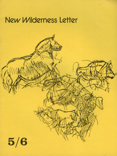 New Wilderness Letter 5/6 (vol. 1, no. 5, September 1978).