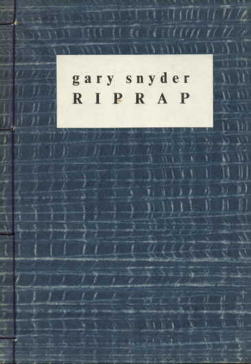 Gary Snyder. Riprap (1959).
