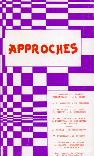Approches 1 (1966). 