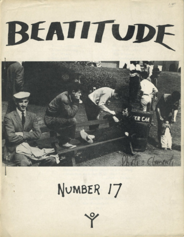 Beatitude 17 (1960-1961). Cover photograph by Fortunato Clementi.