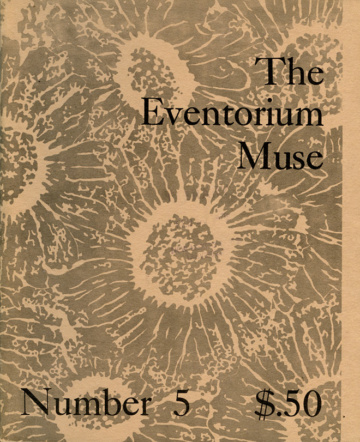 The Eventorium Muse 5 (Spring 1967). Cover by Gail Baugher Kuenstler.