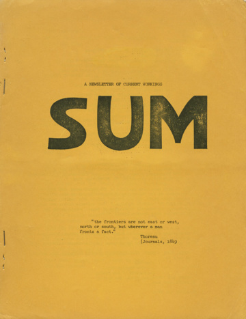 Sum 1 (December 1963).